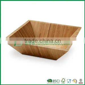 Square Bamboo Salad Bowl Custom Size thumbnail-1