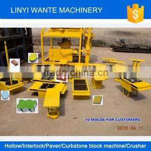 Low Price High Quality China WT2-10 Soil Clay Blocks Making Machine Production Line thumbnail-3