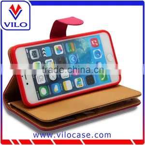 Wallet Case With Card Slot Book Flip Leather Case Cover for Samsung S6 thumbnail-1