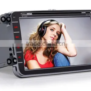 8" Car DVD/GPS Player Professional Gps MAP Bluetooth For VW GOLF 5 6 PASSAT CC TIGUAN Sharan EOS Scirocco thumbnail-1
