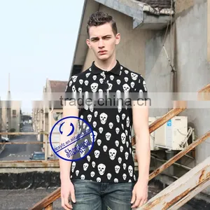 Men High Quality Allover Print Polo T Shirt thumbnail-3