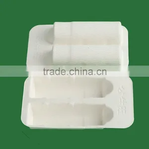China Best Sale Good Service Sugarcane Pulp Mobile Phone Battery Packaging thumbnail-3
