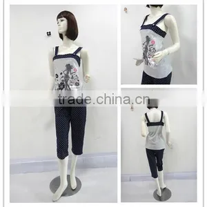 Casual Lovely Wave Point Harness Pajamas Women thumbnail-1