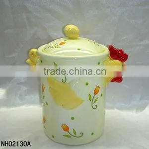 Easter Chicken Ceramic Decorative Food Container thumbnail-1