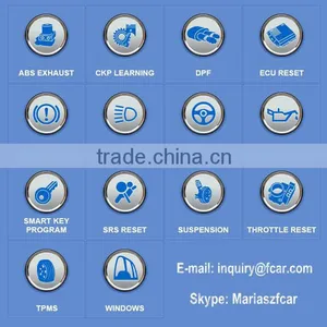 Fcar F3S-W Auto Diagnostic Tool, Passenger and Light Commercial Cars, Srs Reset, ABS Exhaust, Lamp Adaption thumbnail-6