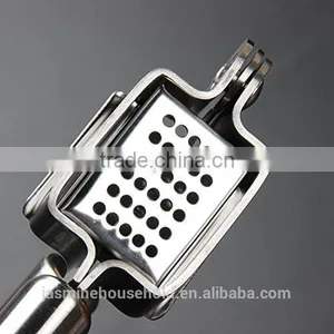 Stainless Steel Garlic Press Hand Presser, Garlic Peelers Crusher Mincer Kitchen Tool thumbnail-3