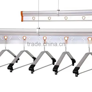 Balcony Automatic Metal Hanger Rack Hanging Clothes Airer thumbnail-1