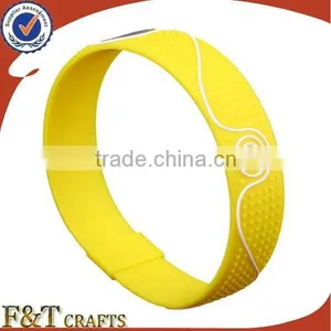 New Custom Wedding Door Gift Embossed Silicone Bracelet Charms Wristbands thumbnail-5