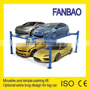 4QJY3.0-C2 Four Post Parking Lift for Home Use thumbnail-1