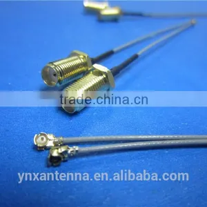 SMA Female to IPEX RG1.13 Coaxial Cable SMA Within the Outer Spiral Needle Female Pin Modified Wireless Router Antenna thumbnail-1
