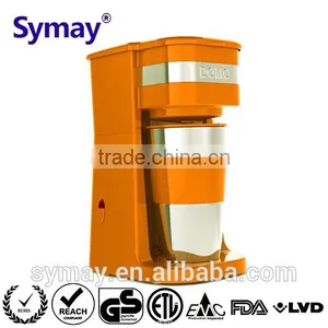 Portable Coffeemaker With Single Cup 15oz 120V 220-240V 700W thumbnail-1