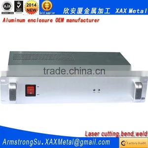 XAX127Alu OEM ODM Customized Laser Cut Bend Weld Plate Aluminum 900mm 1000mm Depth Width Available Shell thumbnail-1