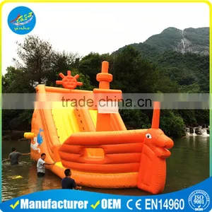 Air Tight Inflatable Pirate Ship Slide Inflatable Water Slide Supplier's Choice thumbnail-1
