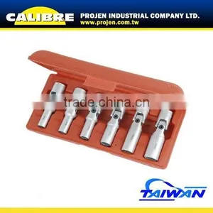 CALIBRE 6PC 3/8 Dr Short Glow Plug Socket Set thumbnail-1