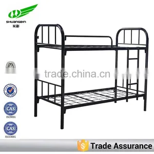Double Black Metal Bed thumbnail-2