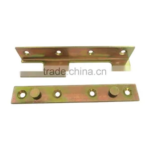Steel Sofa Snap,sofa Brackets,sofa Connecting Hardware,Yellow Zinc thumbnail-2