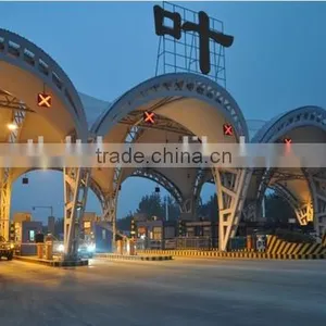 Energy-saving PVDF Architecture Tensile Membrane Structure Petrol Stations Sunshade thumbnail-1