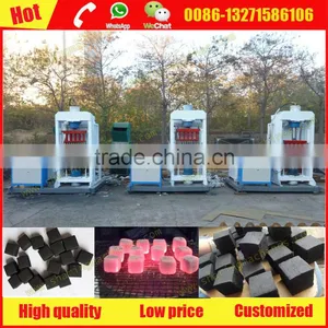 Professional Hydraulic Charcoal Briquette Press Machine for Cubic Shisha Charcoal for Sale thumbnail-1