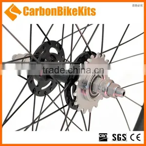 Super Stiffness CarbonBikeKits TW60C Track Carbon Wheel Light,60mm Clincer Carbon Track Wheelset thumbnail-6