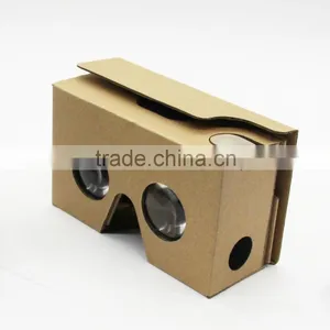 Cardboard 3d Video Glasses Virtual Reality vr Box 3D Videos With Headband thumbnail-2