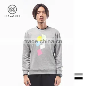 Soild Color Plain Sweatshirts Without Hood Made in China thumbnail-4
