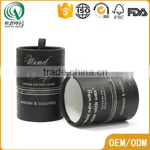 Special Black Custom Logo UV Printing Glossy Round Cardboard Box Wholesale thumbnail-1