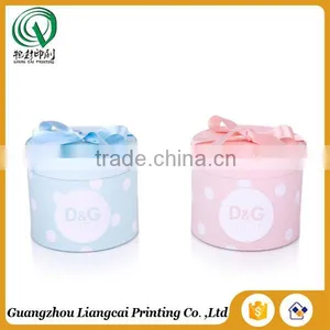 Promotional Matt Small Light Fancy Custom Printed Round Jewellery Box With Belt thumbnail-2