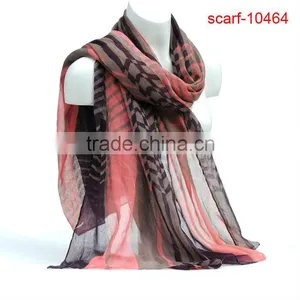 2012 Trendy Stripe Ployester Scarf Yiwu thumbnail-1