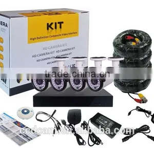 4 Channals 720P Cctv Camera System IR Night Vision Dvr Kit thumbnail-6