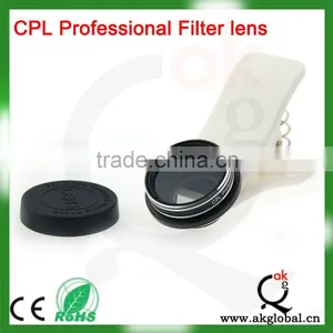 Fashion Clip Polariscope Lens Universal CPL Professional Filter HD Photo Camera for All Cellphone thumbnail-1