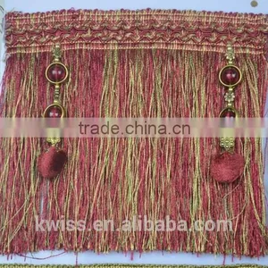 Newest Tassel Fringe for Curtain Cushion Trimmings,decorative Tassels for Curtains thumbnail-1