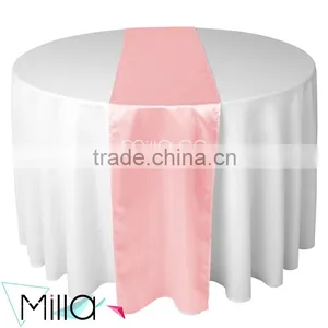 China Supplier Wholesale Satin Fabric Table Runners Quality Choice thumbnail-1