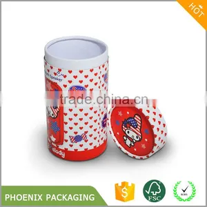 Decorative Cardboard Boxes Round Paper Cylinder Boxes Round Cardboard Boxes With Lids thumbnail-1