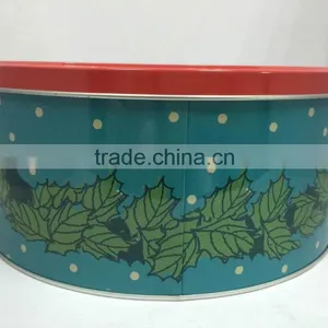 Hot Design Customized Round Tin Box for Packaging/Chocolate Tin Box/biscuit Tin Box thumbnail-3