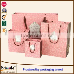 Factory Custom High Quality Shopping Paper Bag With Printing Logo Wholesale thumbnail-1