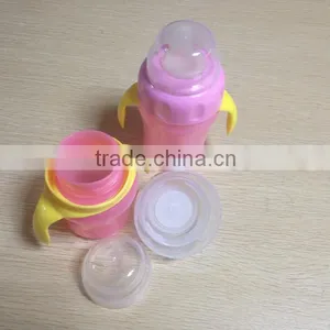 BPA Free Baby Learning Cup With Handle Baby Training Water Drinking Bottle Bpa Free Baby Plastic Drinking Water Bottle thumbnail-5