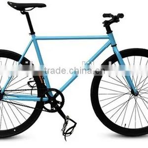 Wholesale Price 700C Road Bike Colorful Rim Bike/ Fixie Gear Bicycle Style thumbnail-1