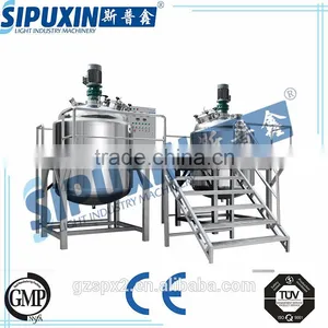Sipuxin Full Automatic Vacuum Homogenizer Emulsifier Cosmetic Cream Mixing Machine thumbnail-6