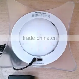 2015 Touch Sensor With Clock Dimmable Smart Warm White 5w Movable Silver New Led Desk Lamp thumbnail-4
