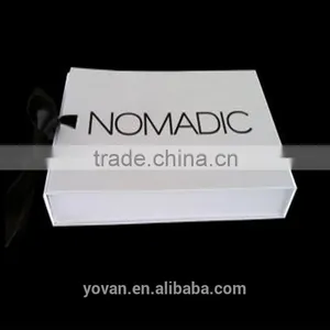 New Custom Design White Flat Folding Gift Paper Box for Christmas thumbnail-3