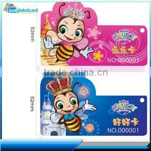 Justglobal Cheap Plastic Gift Card Printing Non-standard Card thumbnail-1