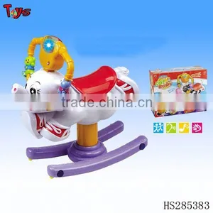 Zebra Animal Baby Swing Car Toy thumbnail-1