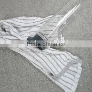 Soft 100% Bamboo Fiber Dobby Stripe Towel thumbnail-4