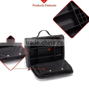 Lady Travel Convenient Portable Nylon Professional Makeup Bag thumbnail-4
