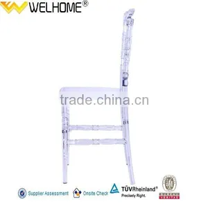 Stakable Clear Resin Napoleon Chair For Party/Wedding/Event thumbnail-1