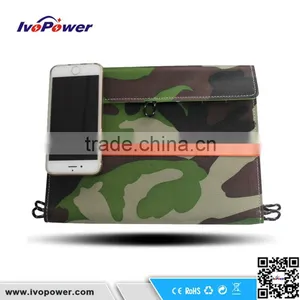 Ivopower Brand 10W Foldable Solar Charger, Portable Waterproof Solar Panel Charger thumbnail-5
