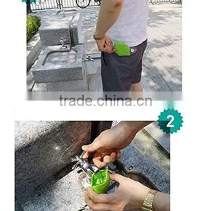 Portable Travelling Leaf Shaped Silicone Toothbrush Cover Case Outdoor Flexible FDA Silicone Water Cup thumbnail-5