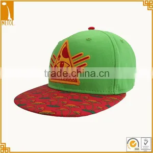 2016 New 6 Panels Flat Printed Brim Custom Snapback Baseball Caps thumbnail-1