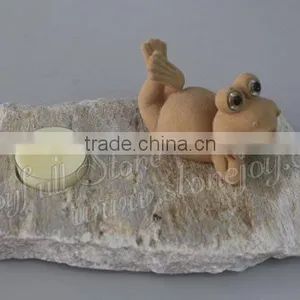 Natural Stone Tealight Set for Sale thumbnail-1
