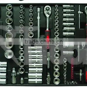 6 DRAWER ROLLER CABINET Socket Wrench Set Tool Trolley Tool Cabinet Hand Tool Set thumbnail-2